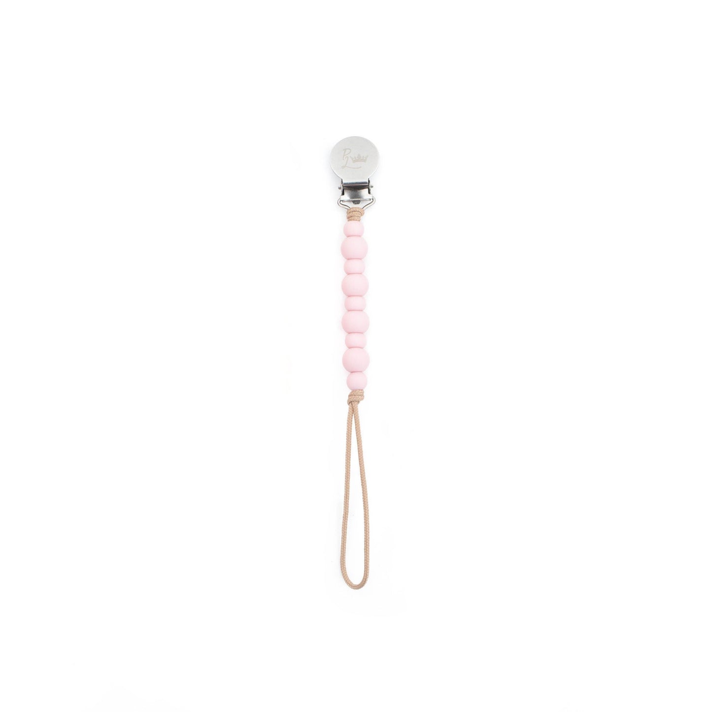 Madeline - Pale Pink Pacifier Clip