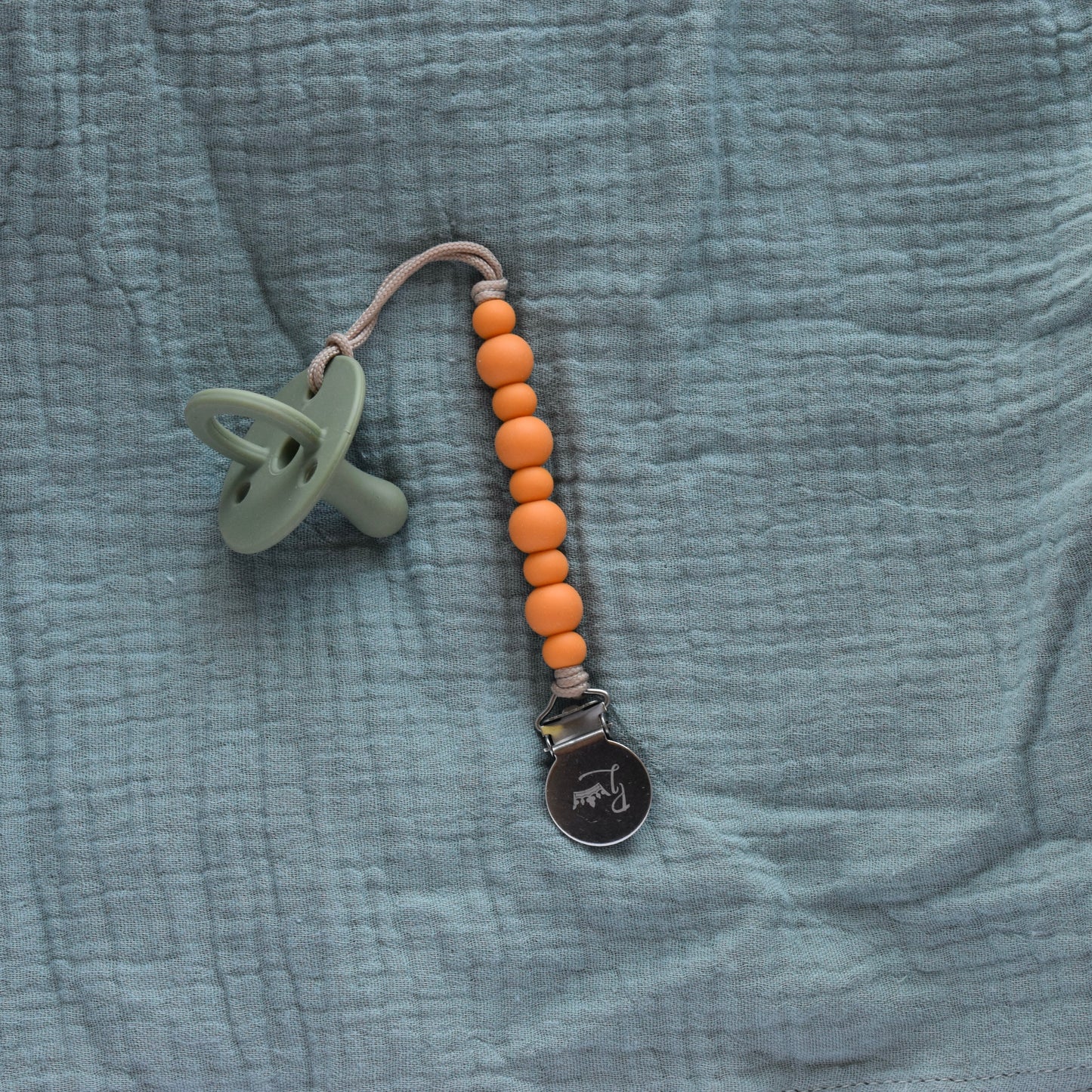 Madeline - Marigold Pacifier Clip