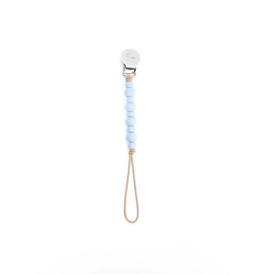 Madeline - Powder Blue Pacifier Clip