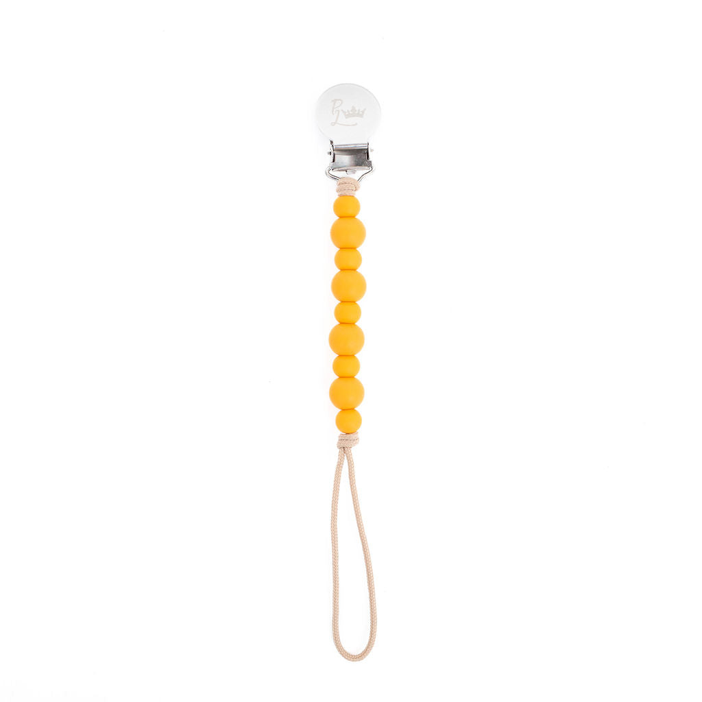 Madeline - Marigold Pacifier Clip