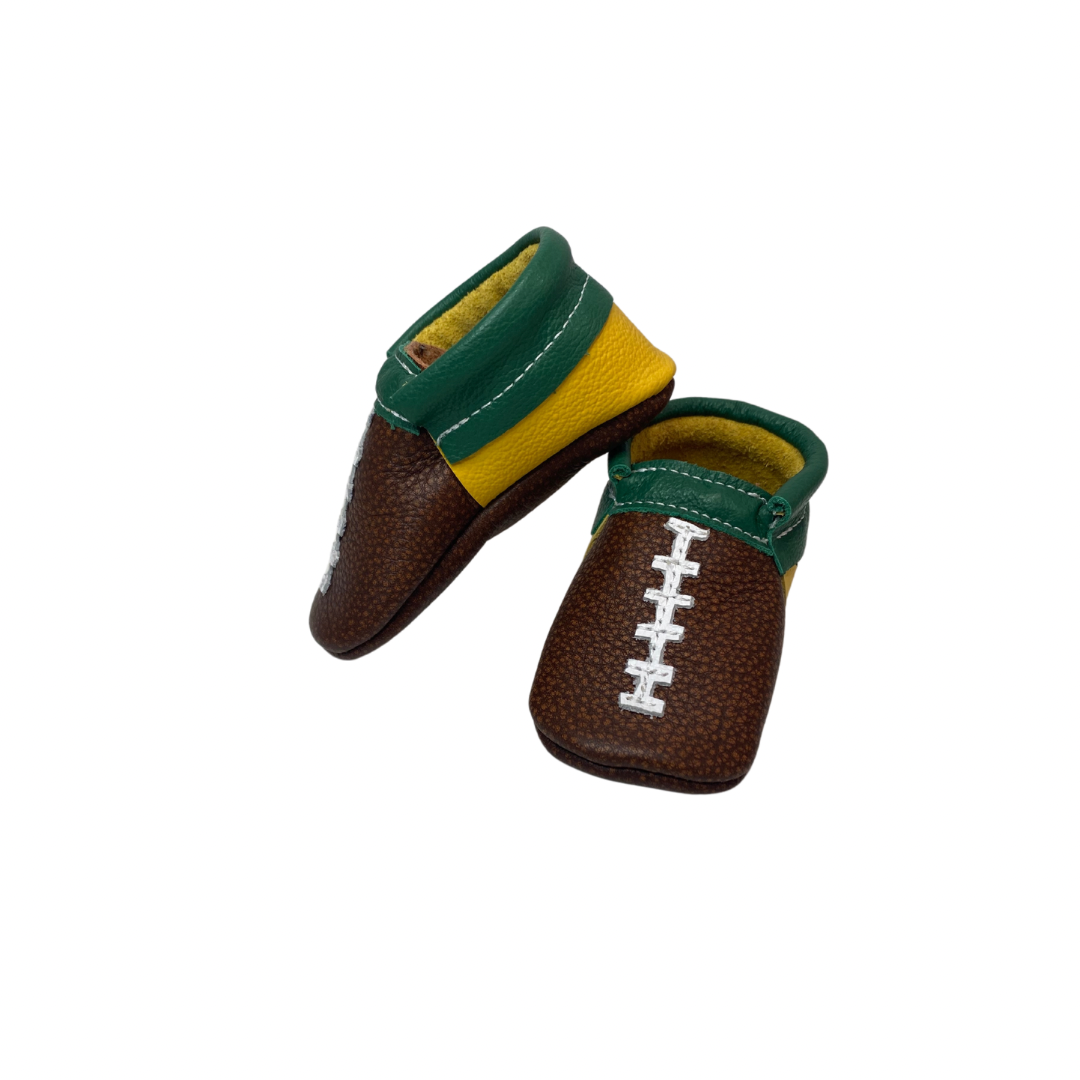 Leather Football Moccasins