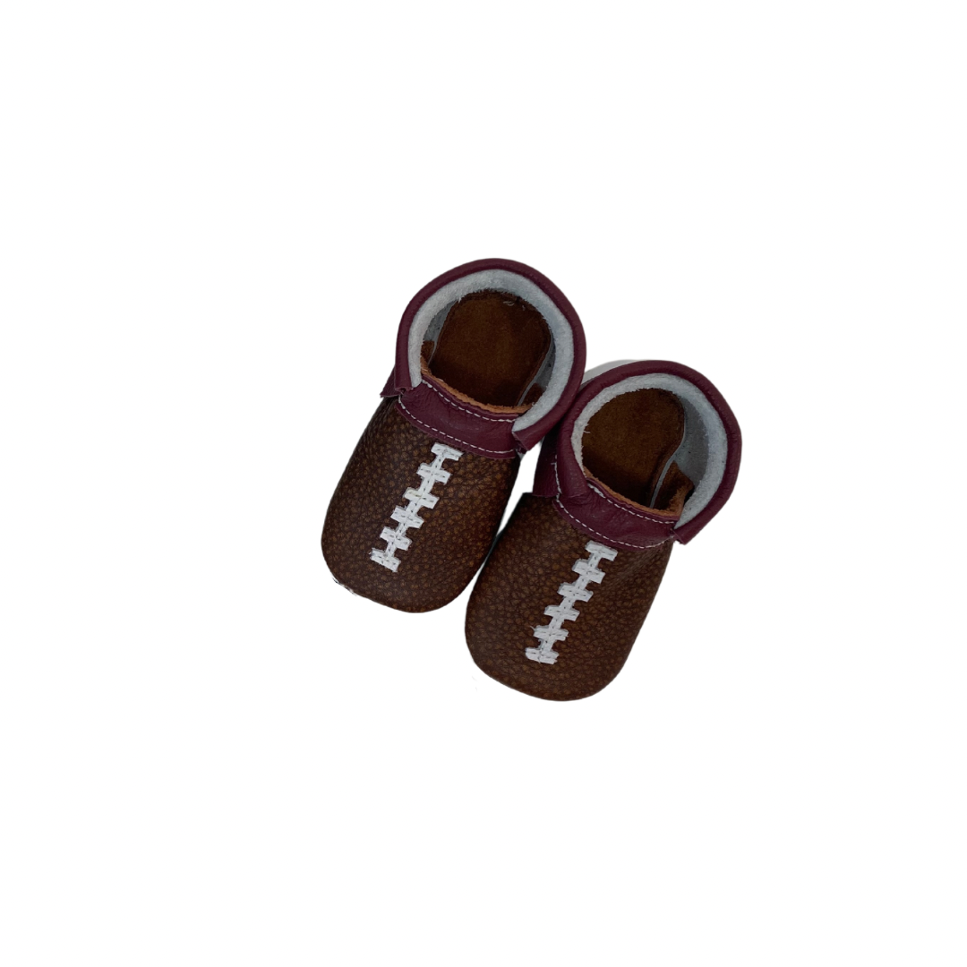 Leather Football Moccasins