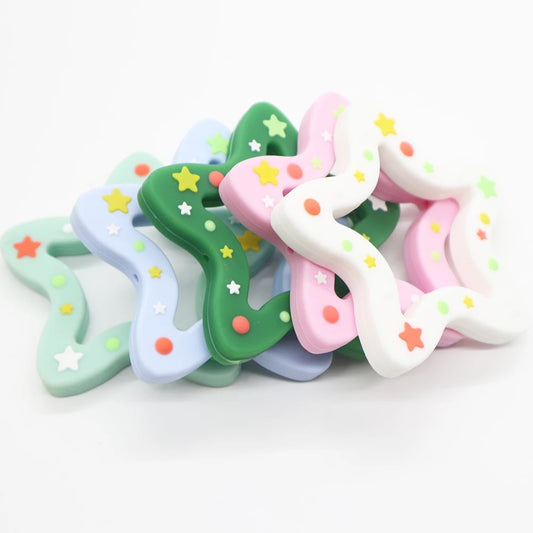 Christmas Star Silicone Teether